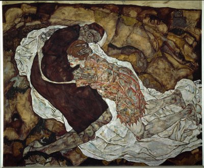 Woman and Death by Egon Schiele